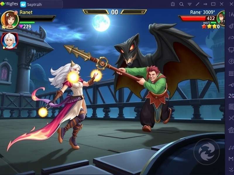 Lunar Lash Lunar Legends combat screenshot